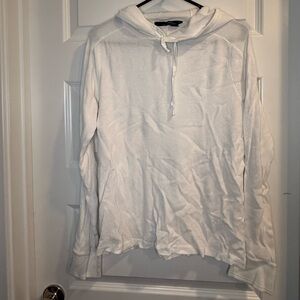 Ralph Lauren White Textured Hoodie